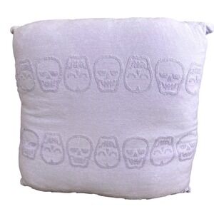 Cloak Brand Lavender Purple Embroidered Skull Pillow Square Markiplier video